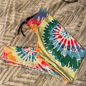 Tie Dye Feed Me Fight Me Leggings